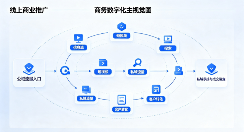 深州市线上商业推广怎么做？全域流量闭环搭建与低成本转化实战指南